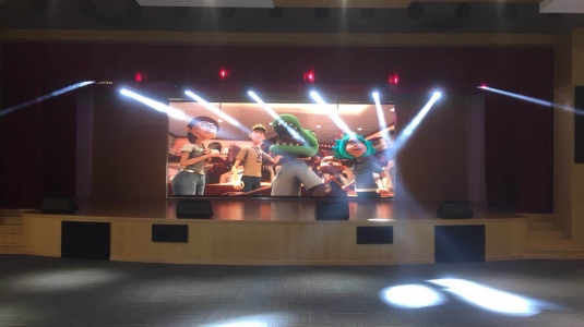 福建廈門(mén)某學(xué)校P3室內(nèi)全彩LED顯示屏